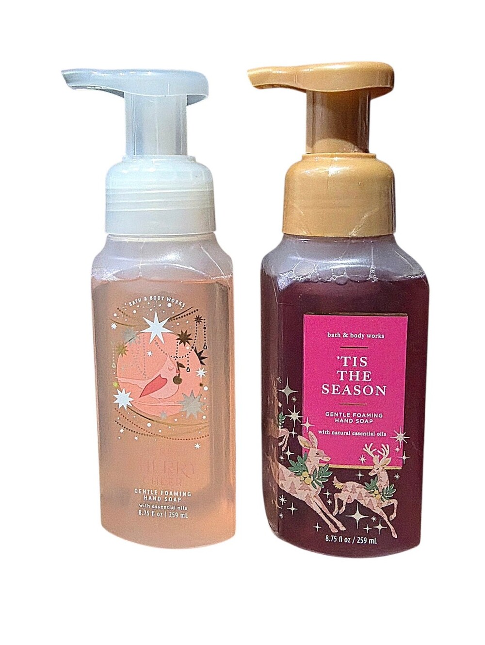 FOR DEBI: 2 HOLIDAY FOAMING HAND SOAPS